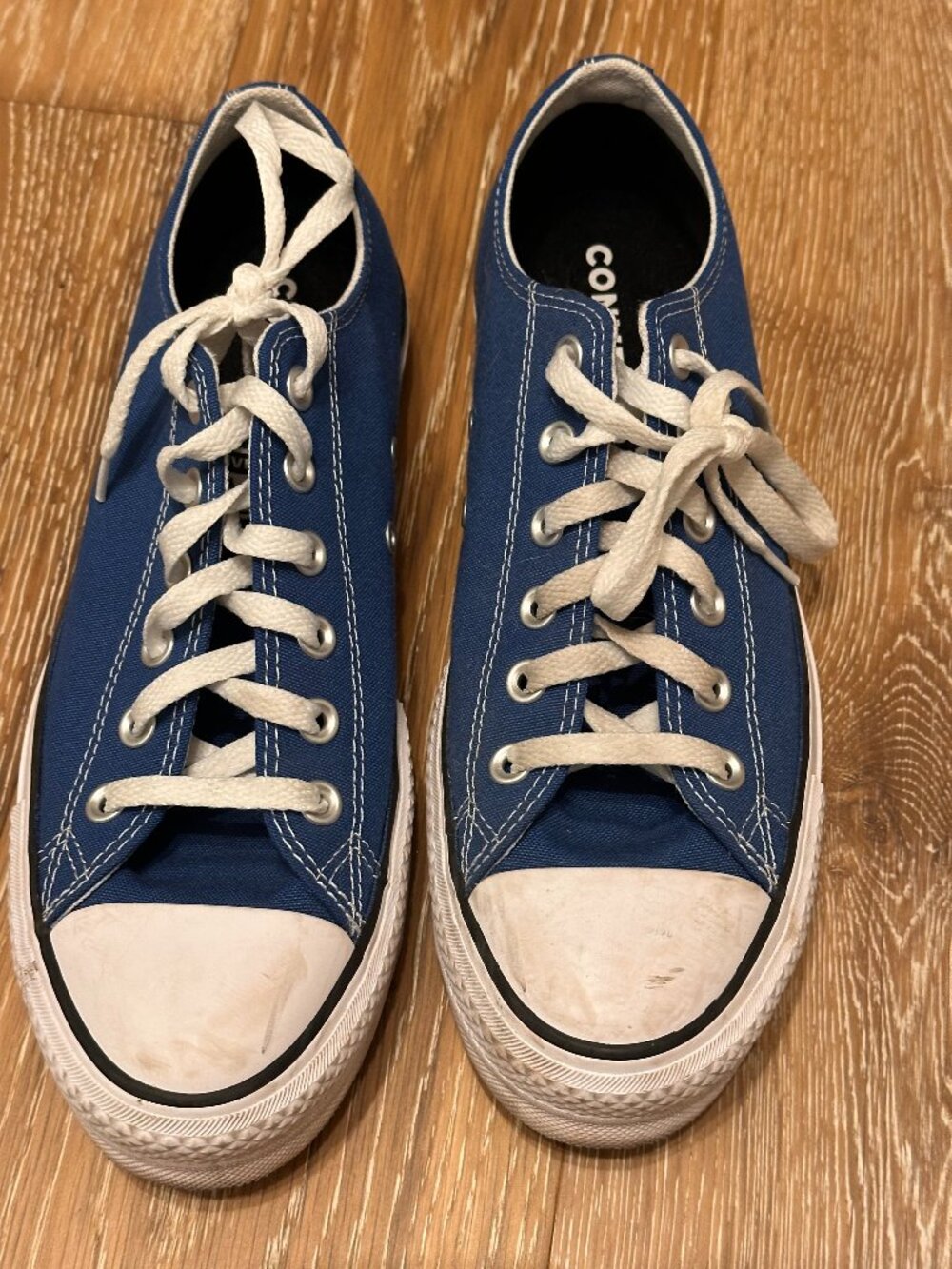 Converse Chuck Taylor All Star Platform Low Top Royal Blue Great Condition Women